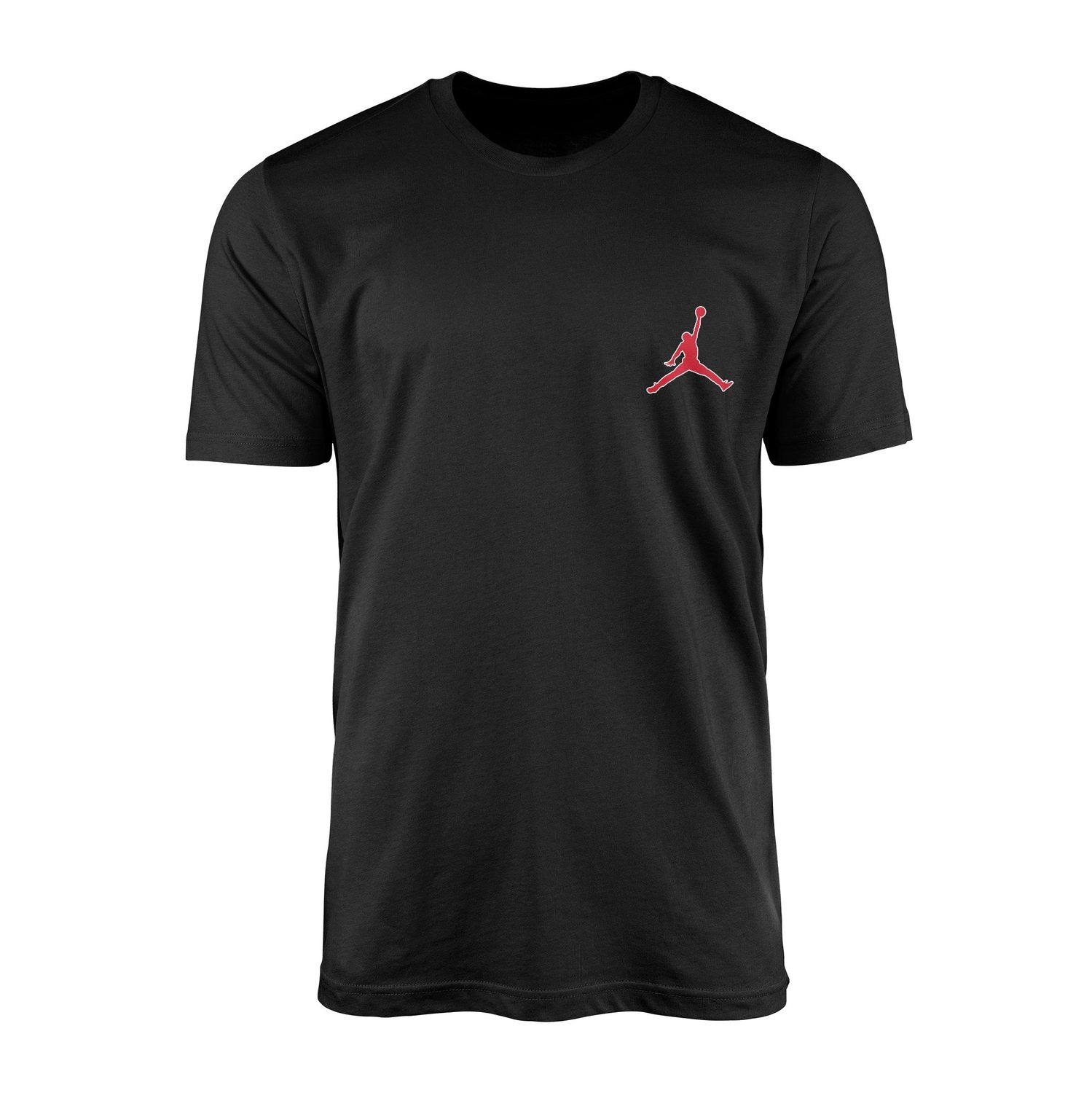 Air Jordan Red Stroked Tişört S - Siyah