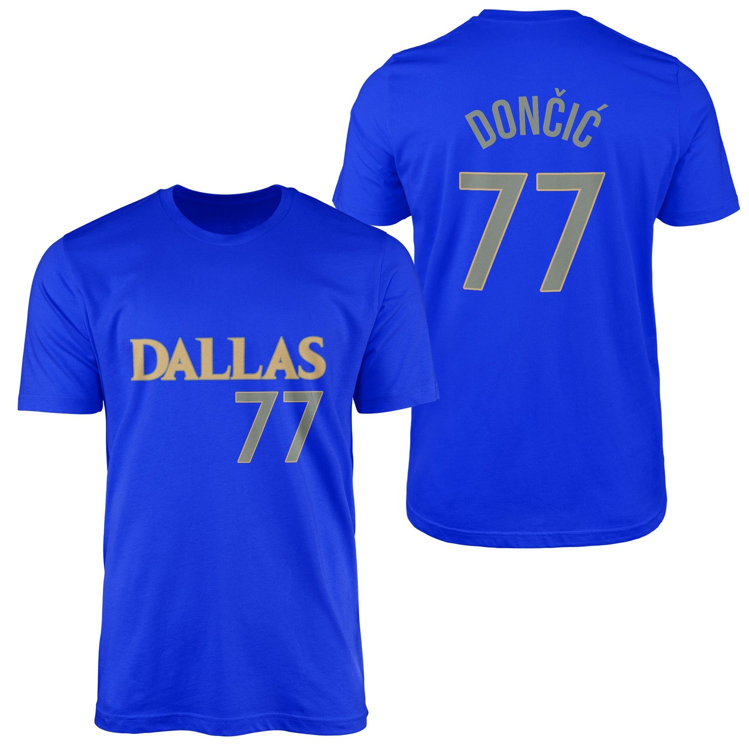 Luka Doncic 77 Forma Tişört XL - Mavi