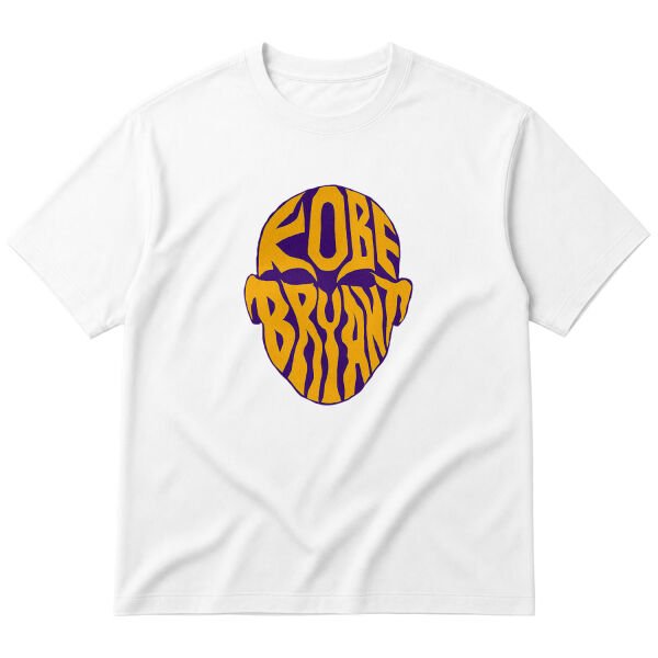 Kobe Bryant TH Oversize Tişört M - Beyaz