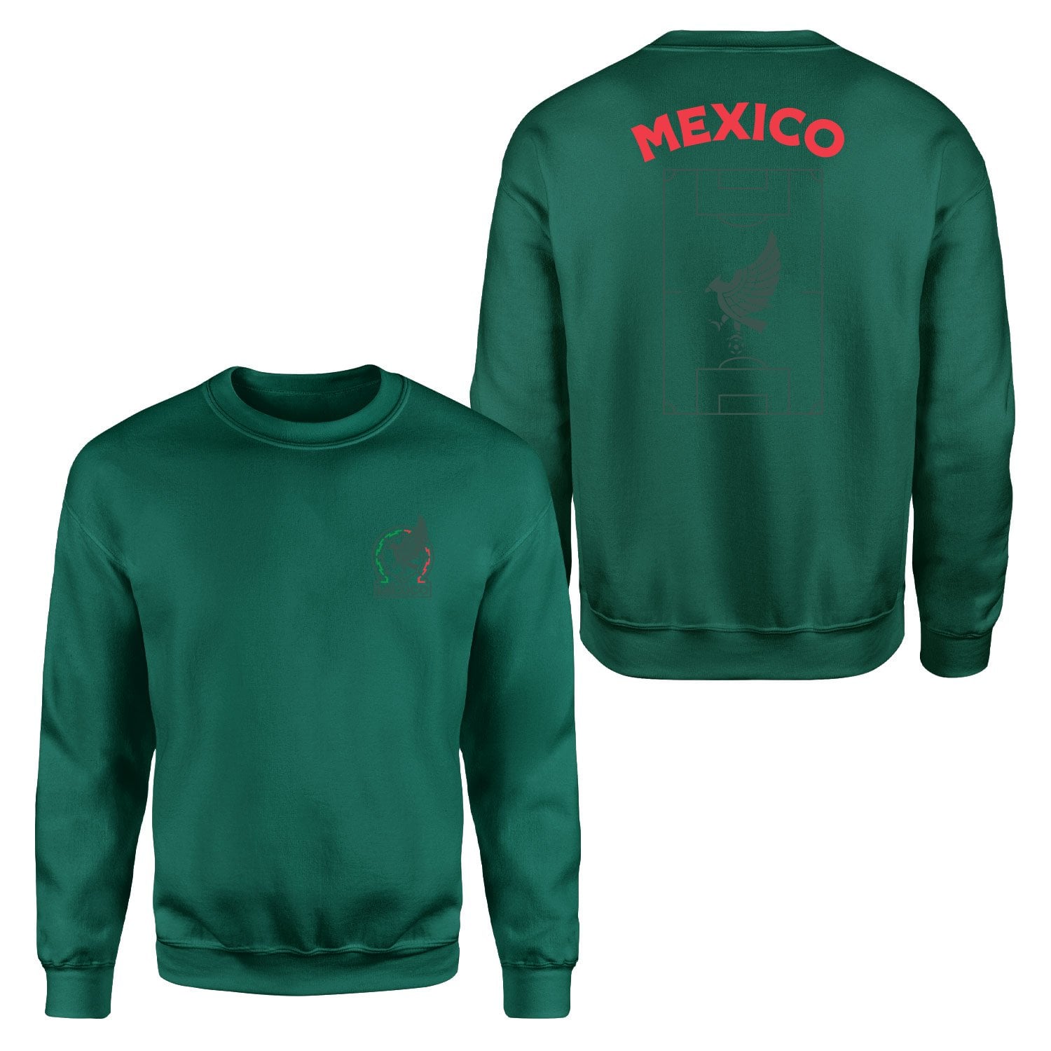 Meksika Dünya Kupası 2026 Sweatshirt M - Nefti Yeşili