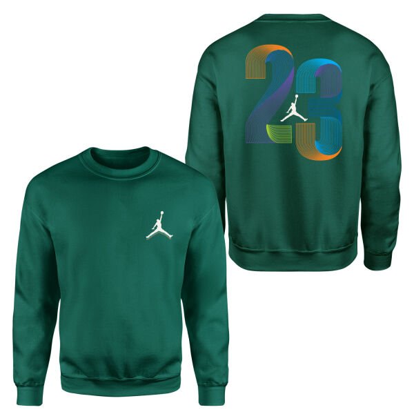 Air Jordan LC Sweatshirt M - Nefti Yeşili