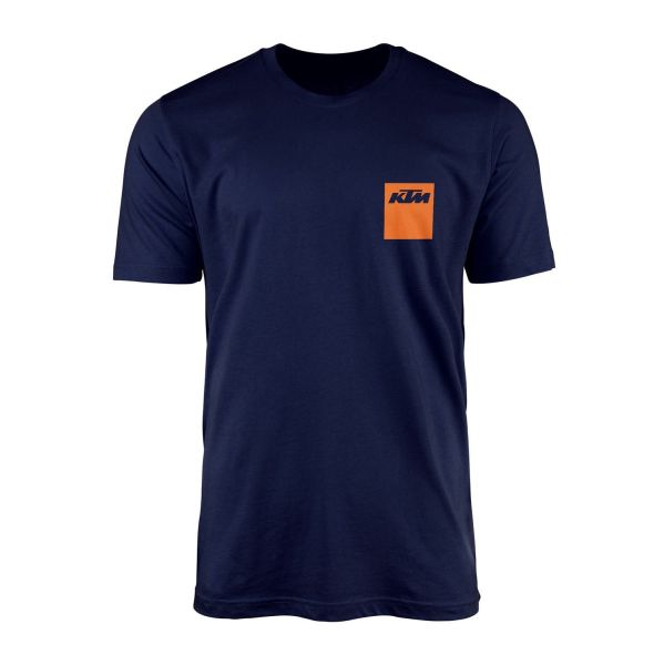 KTM Badge Tişört S - İndigo Mavisi