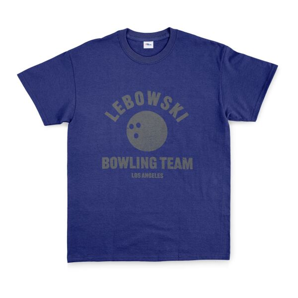 Lebowski Bowling Team Tişört M - İndigo Mavisi