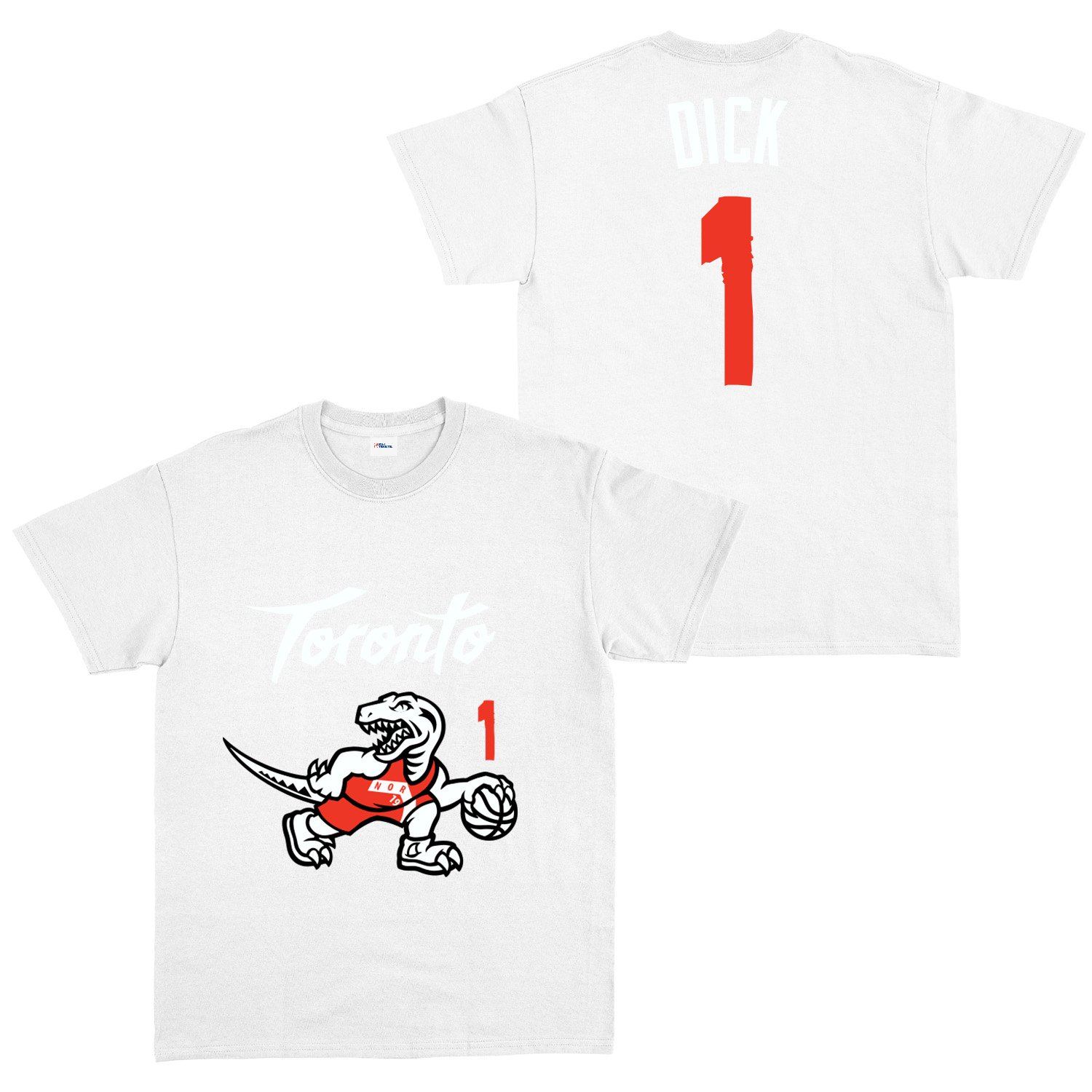 Gradey Dick 1 City Edition Raptors Tişört XXL - Beyaz