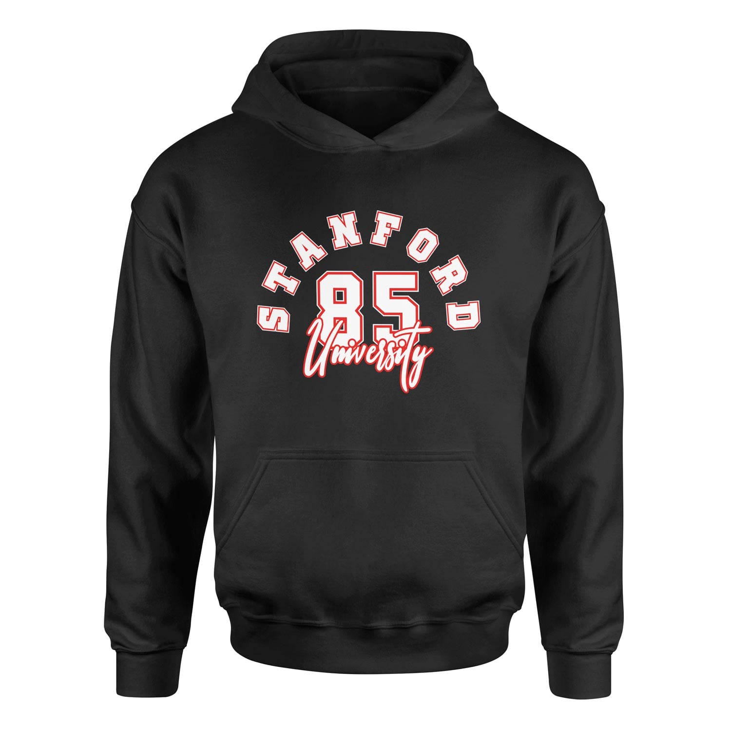 Stanford U Hoodie L - Siyah