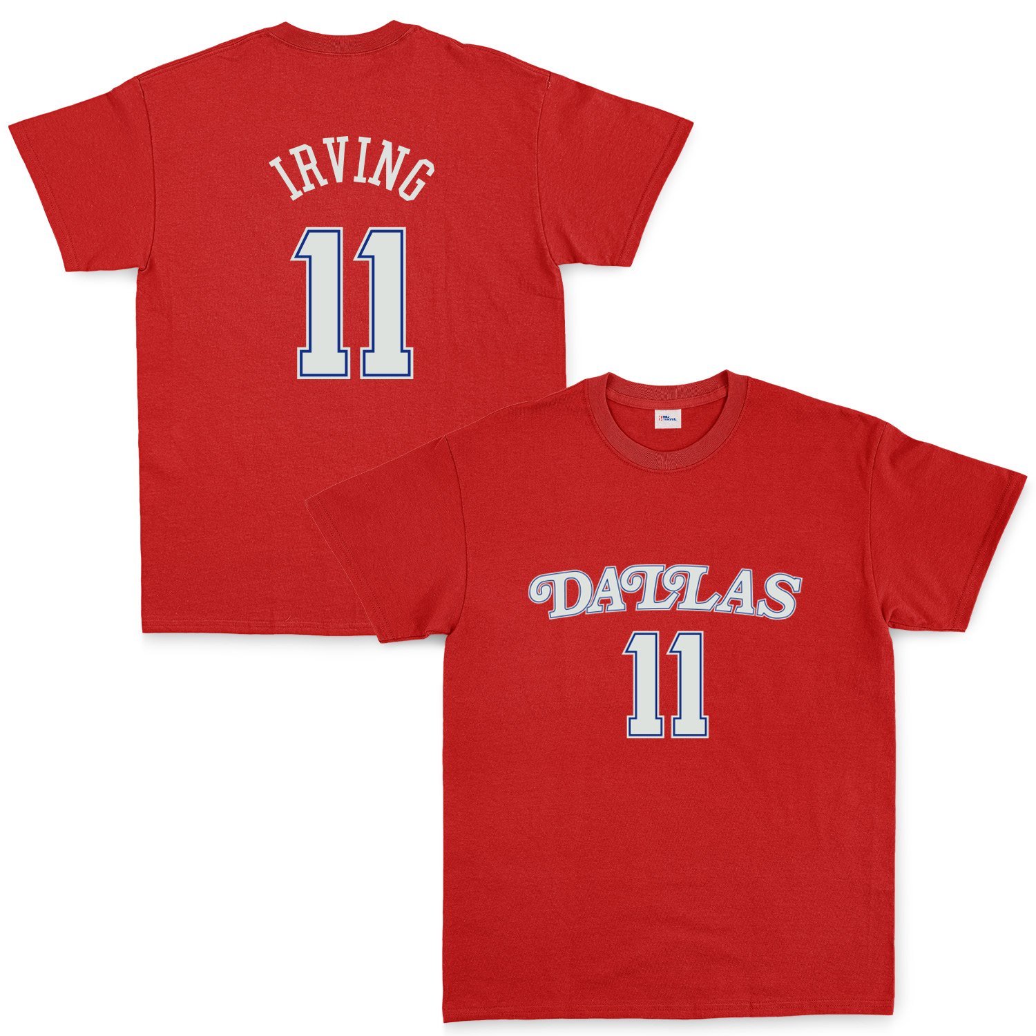Kyrie Irving 11 Dallas Forma Tişört XXL - Kırmızı