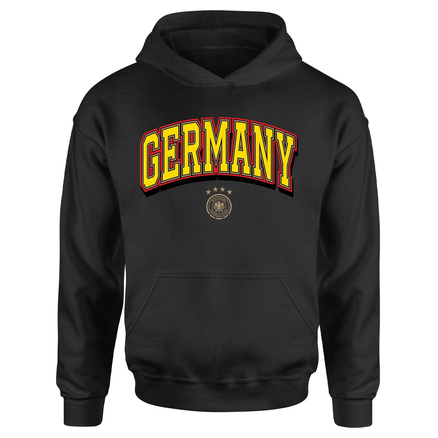 Almanya 2026 Varsity Hoodie XXL - Siyah