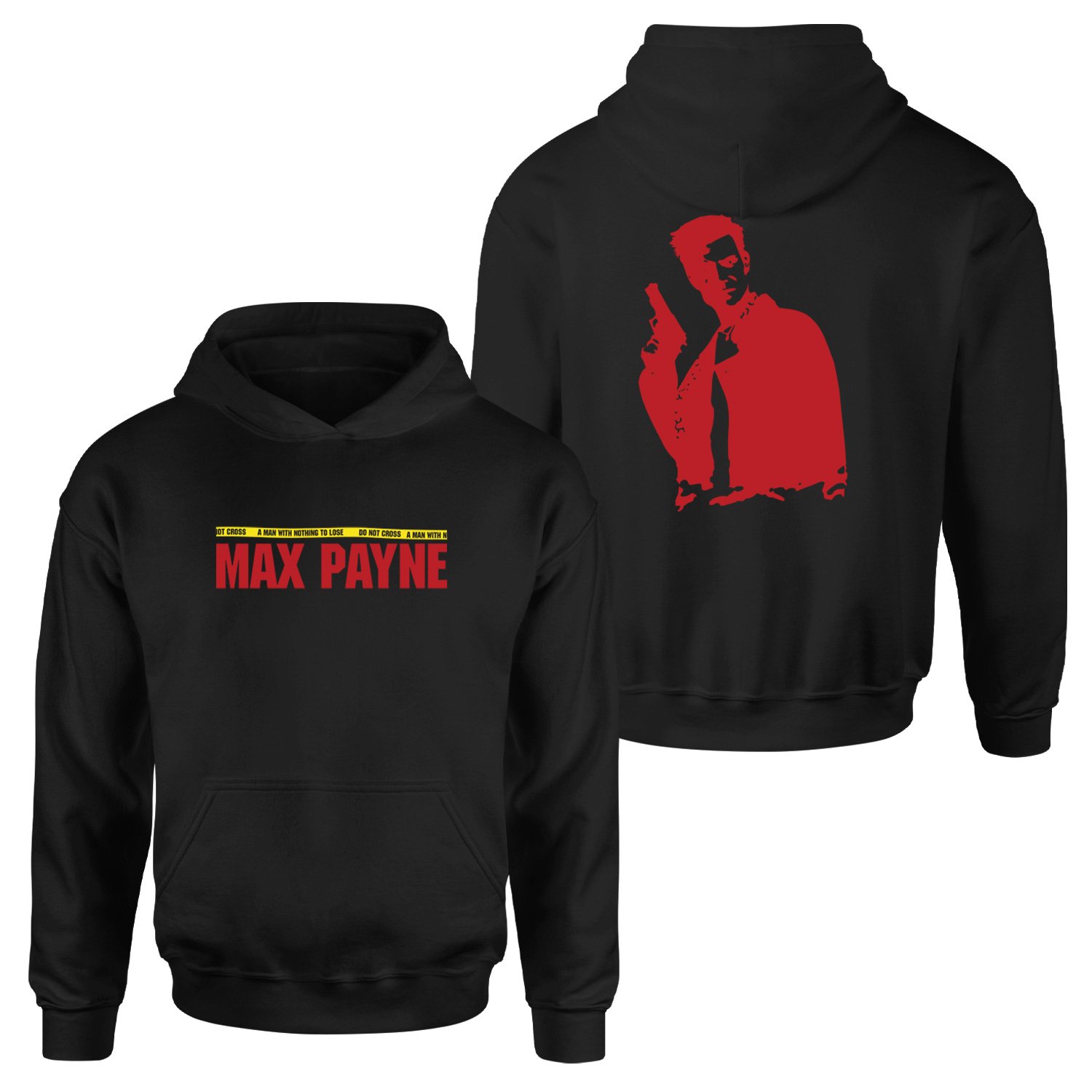 Max Payne Hoodie M - Siyah