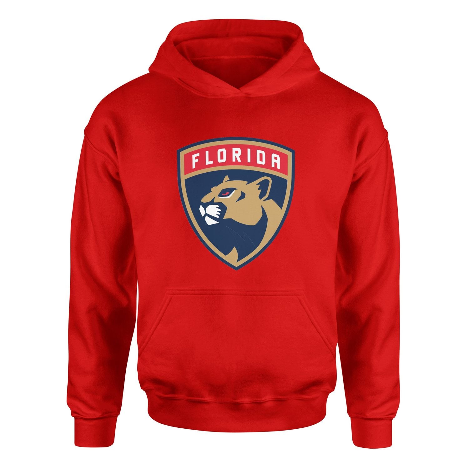 Florida Panthers Shield Hoodie XXL - Kırmızı