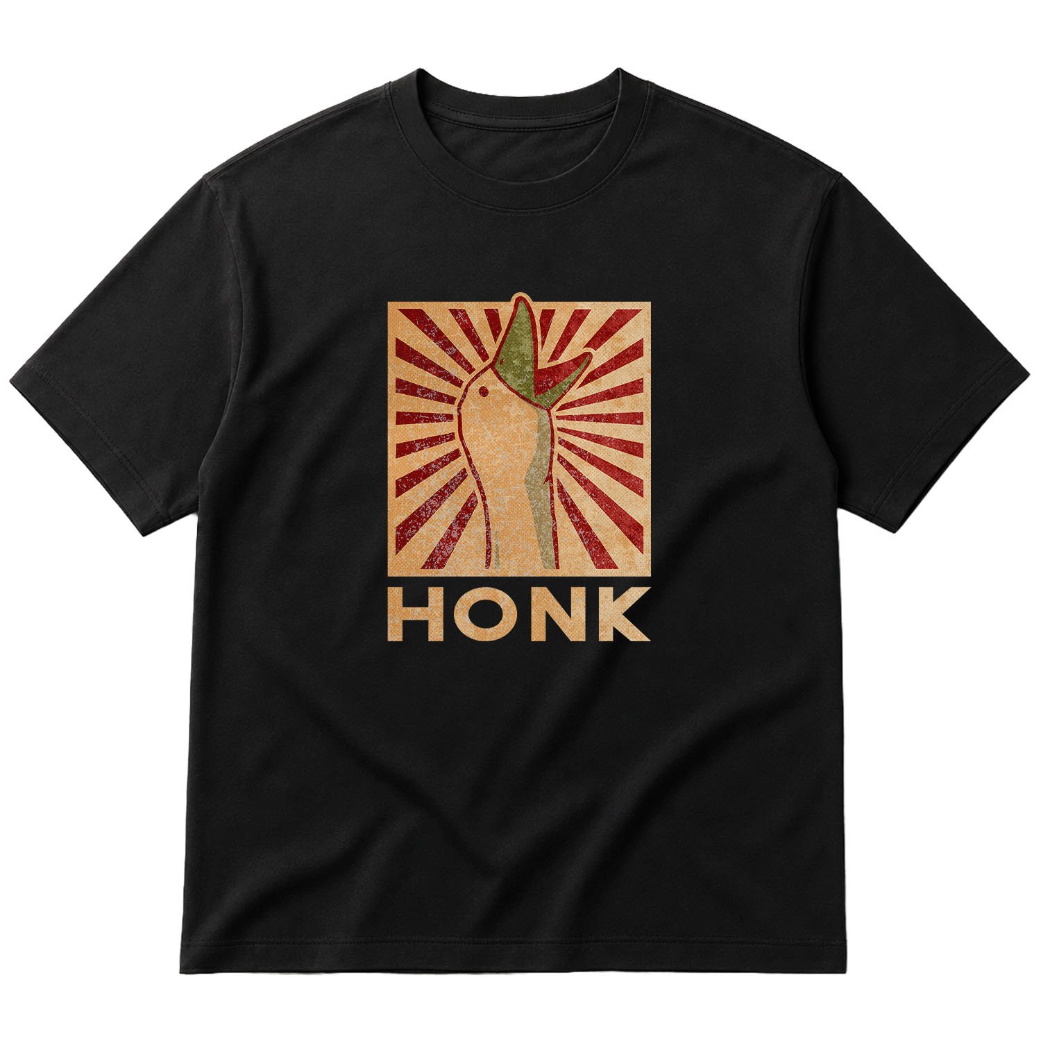 HONK! Oversize Tişört XL - Siyah