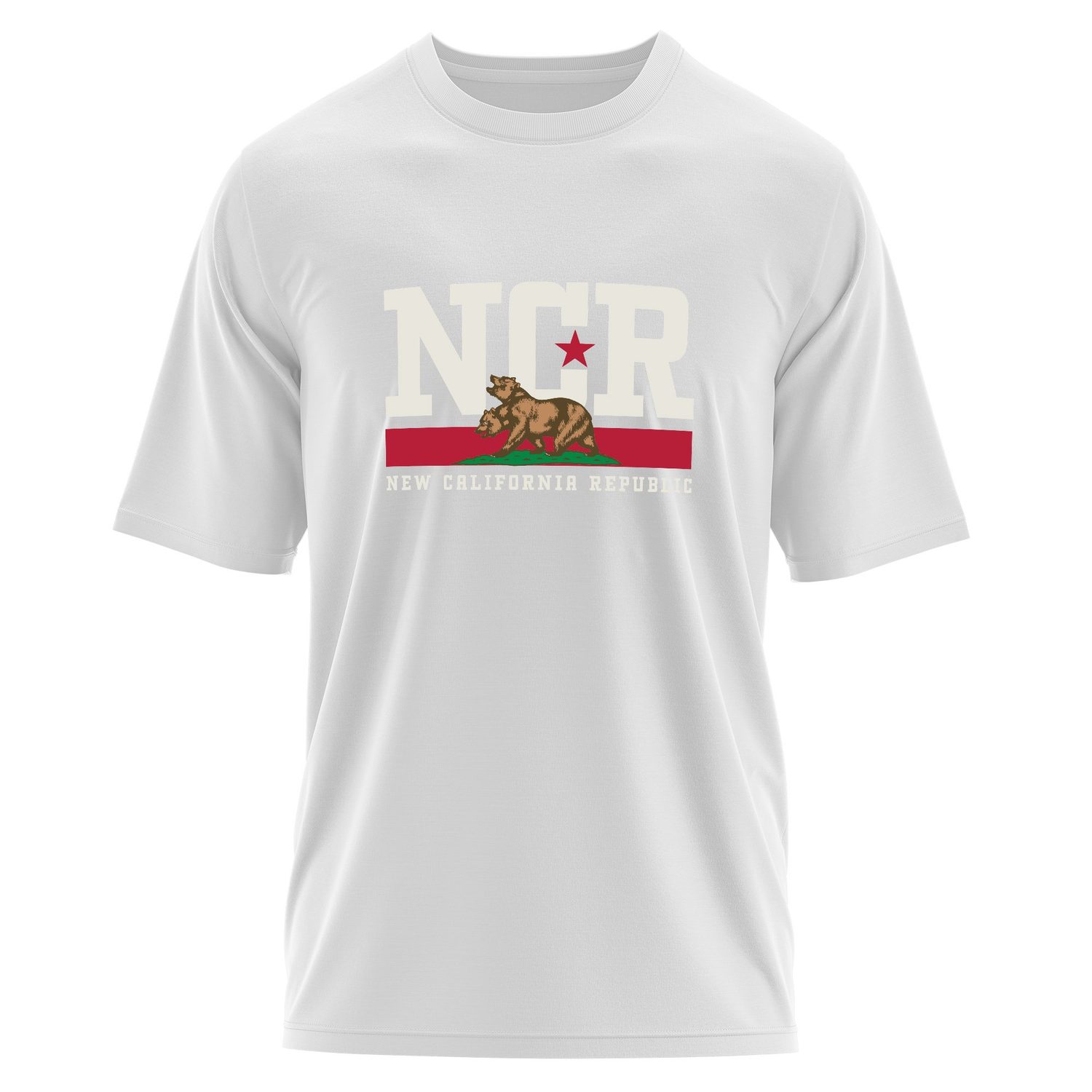 NCR | Fallout Premium Oversize Tişört M - Beyaz