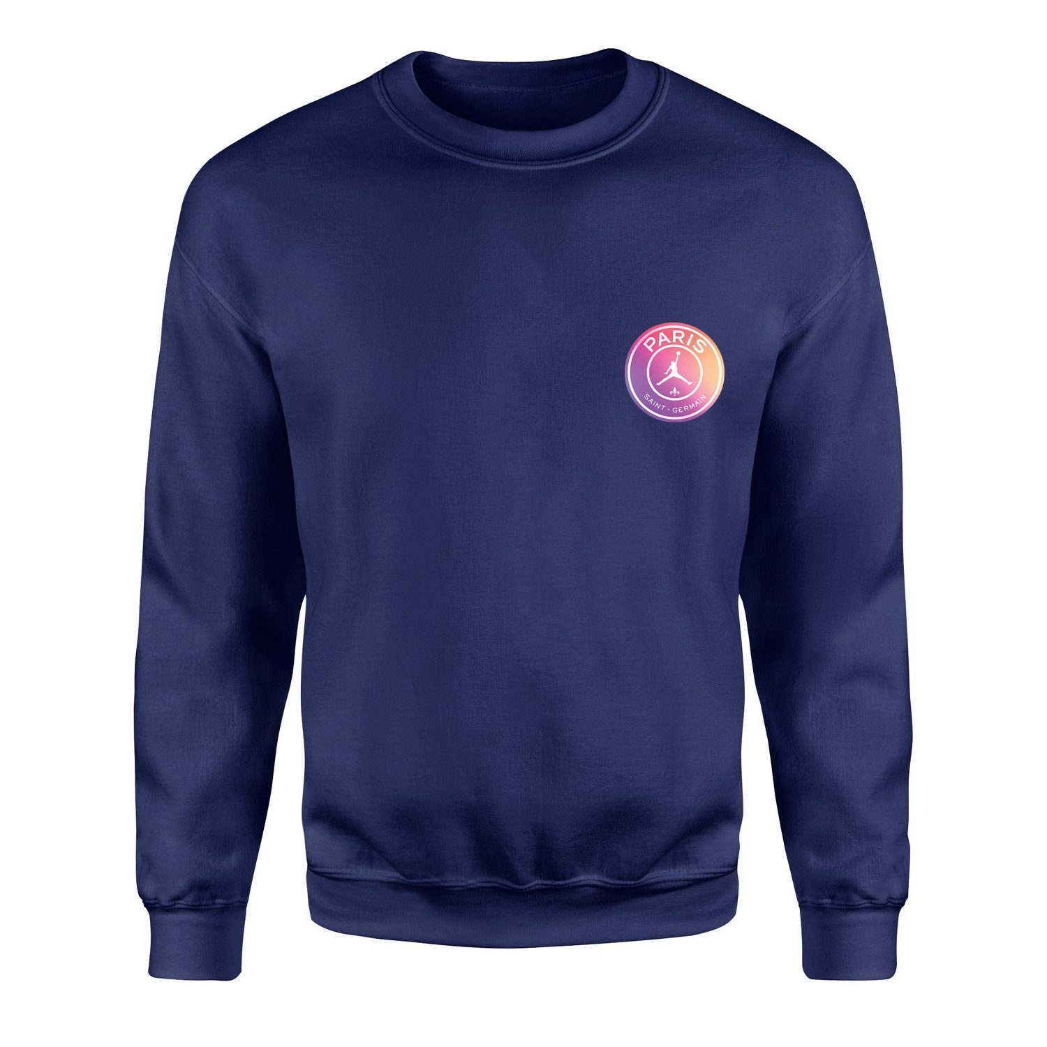 PSG X Air Jordan Gradient Sweatshirt M - İndigo Mavisi