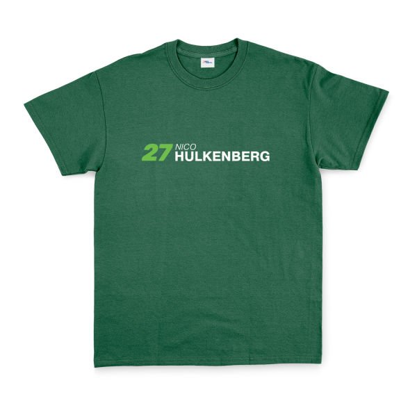Nico Hülkenberg 27 Tişört S - Nefti Yeşili