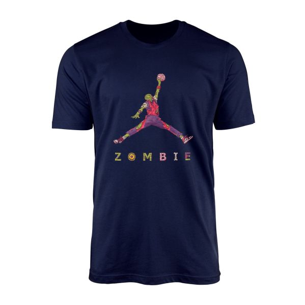 Air Jordan Zombie Tişört M - İndigo Mavisi
