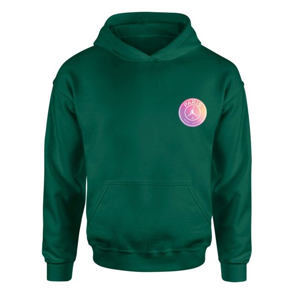 PSG X Air Jordan Gradient Hoodie XL - Nefti Yeşili