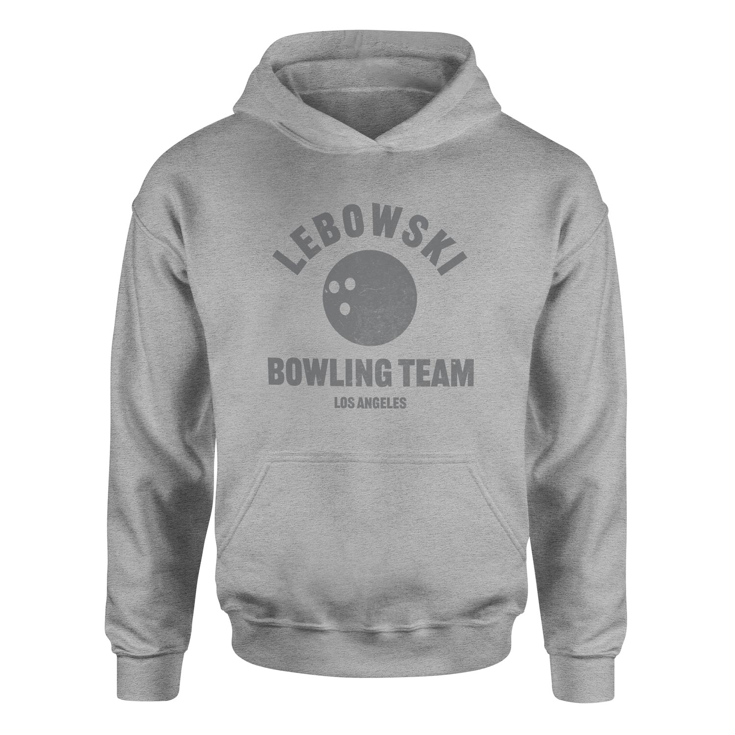 Lebowski Bowling Team Hoodie S - Gri