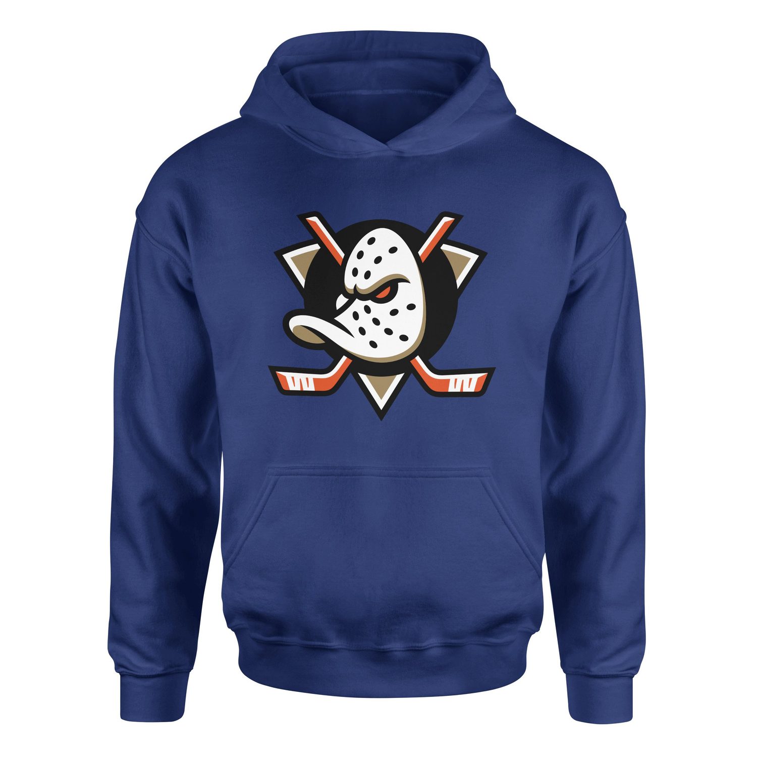 Anaheim Ducks Shield Hoodie L - İndigo Mavisi