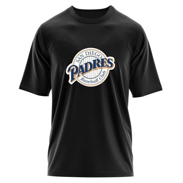 San Diego Padres Baseball Oversize Tişört M - Siyah