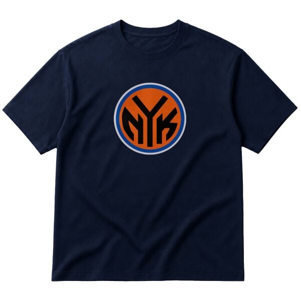 NYK Oversize Tişört S - İndigo Mavisi | OUTLET