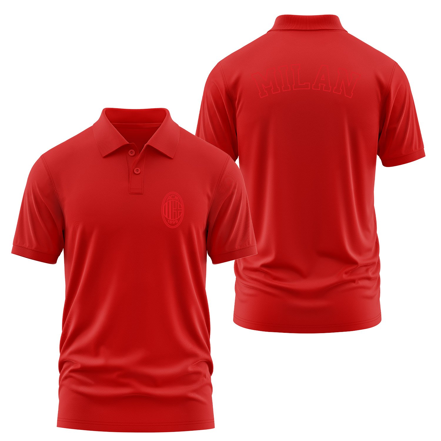 Sempre Milan Polo Tişört XXL - Kırmızı