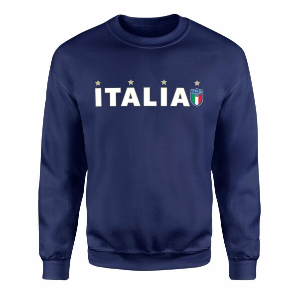 Italia Campioni del Mondo Sweatshirt S - İndigo Mavisi