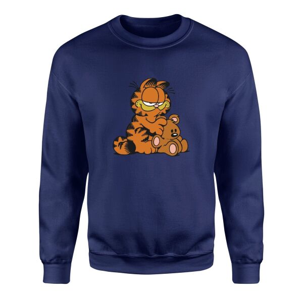 Garfield Sweatshirt M - Lacivert