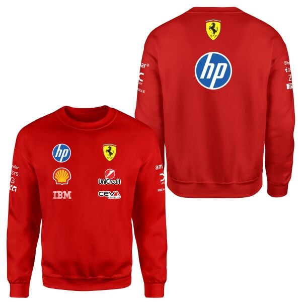 Scuderia Ferrari 2026 Teamline Sweatshirt M - Kırmızı | OUTLET