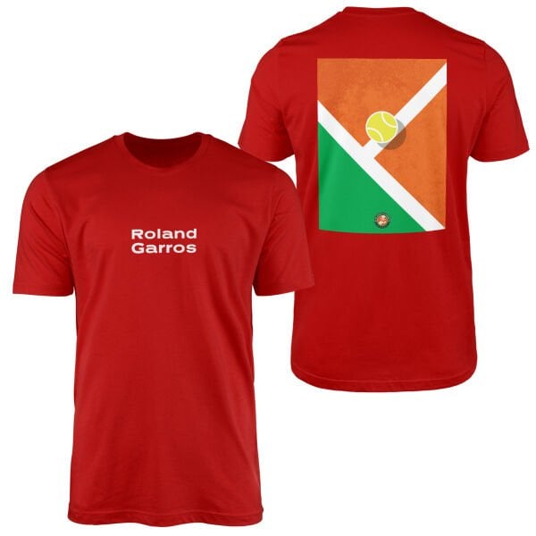 Roland Garros SE Tişört L - Kırmızı