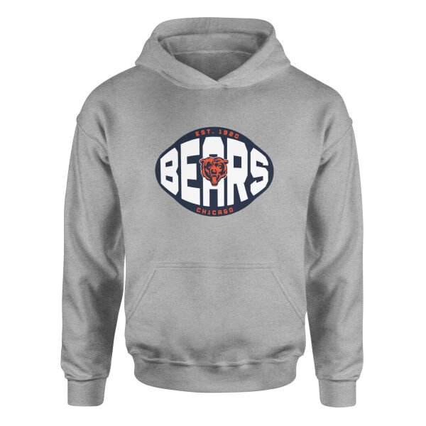Chicago Bears Defence Hoodie L - Gri