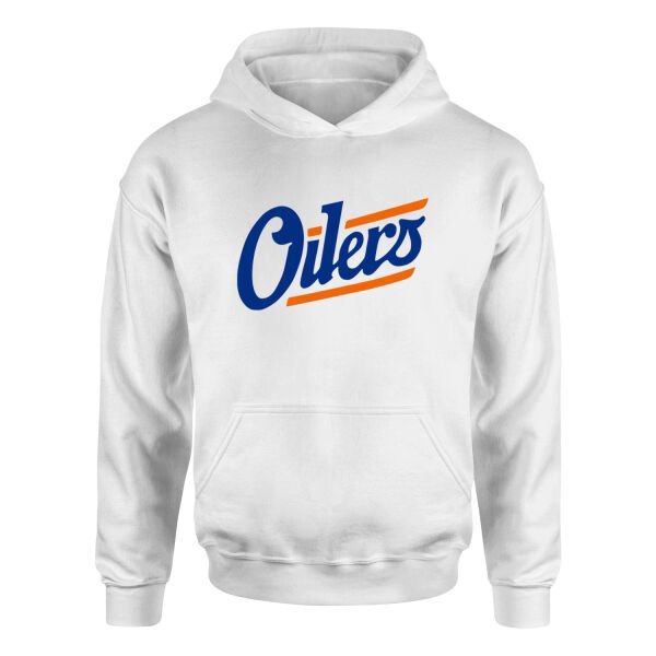 Edmonton Oilers Shield Hoodie M - Beyaz