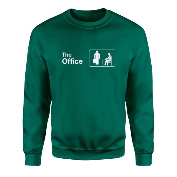 The Office Sweatshirt M - Nefti Yeşili