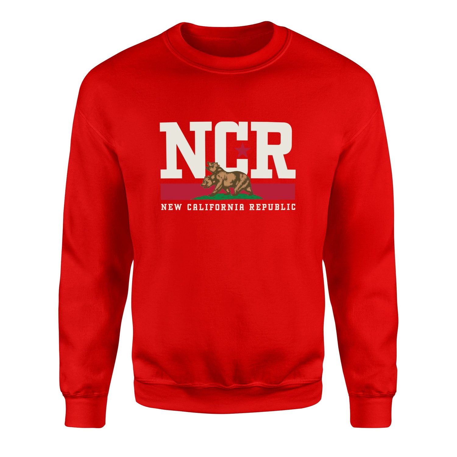 NCR | Fallout Premium Sweatshirt XL - Kırmızı