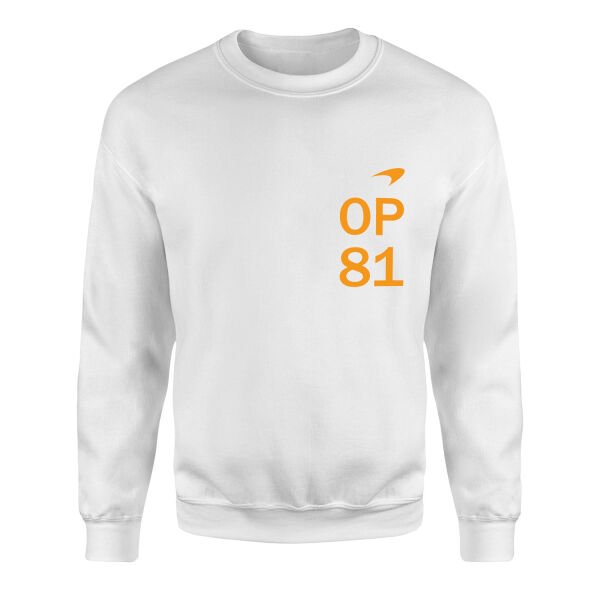 Oscar Piastri OP81 MCL Mastery Sweatshirt M - Beyaz