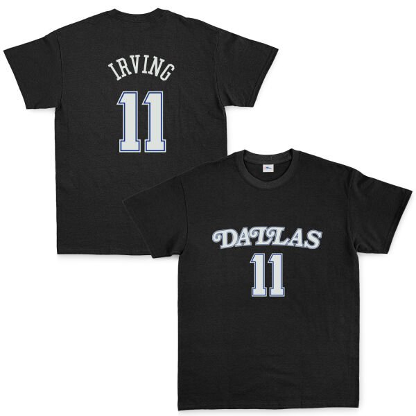 Kyrie Irving 11 Dallas Forma Tişört L - Siyah