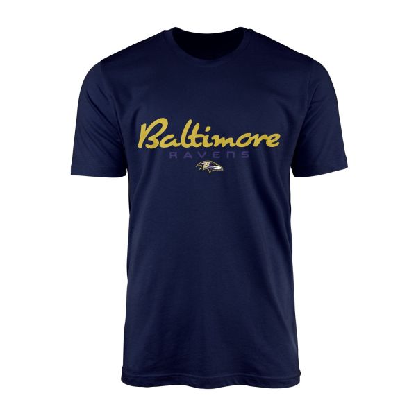 Baltimore Ravens Charm City Tişört XL - İndigo Mavisi