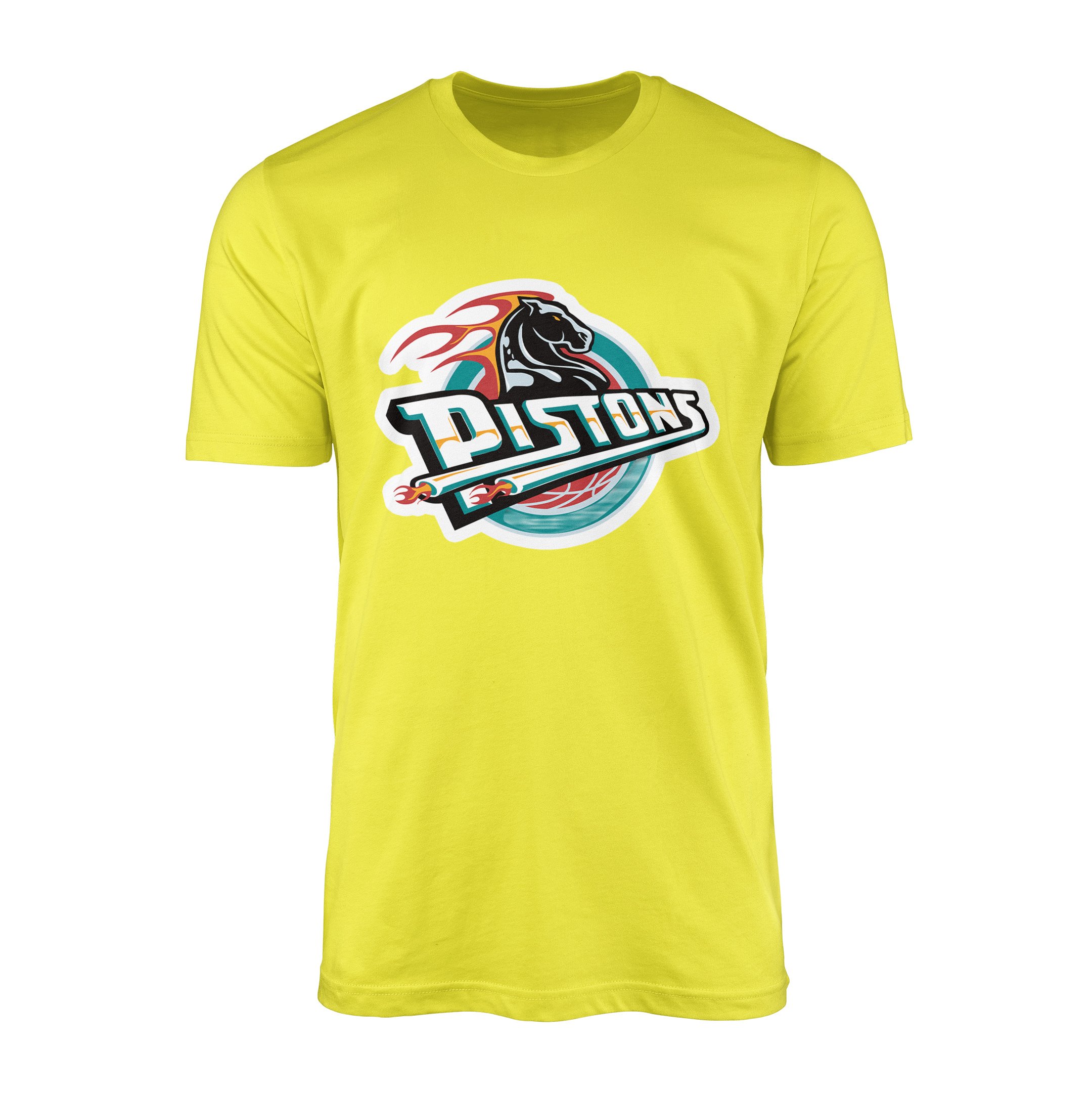 Detroit Retro Tişört M - Sarı