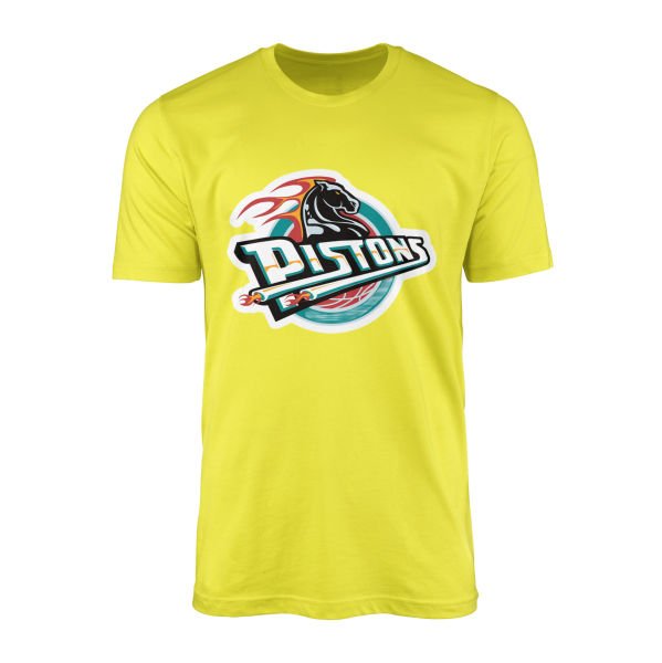 Detroit Retro Tişört M - Sarı