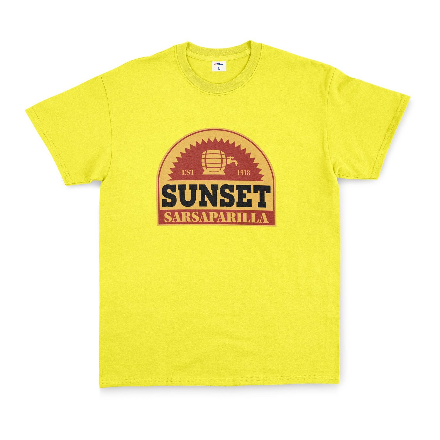 Sunset Sarsaparilla | Fallout Tişört M - Sarı