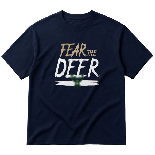 Fear the Deer Oversize Tişört