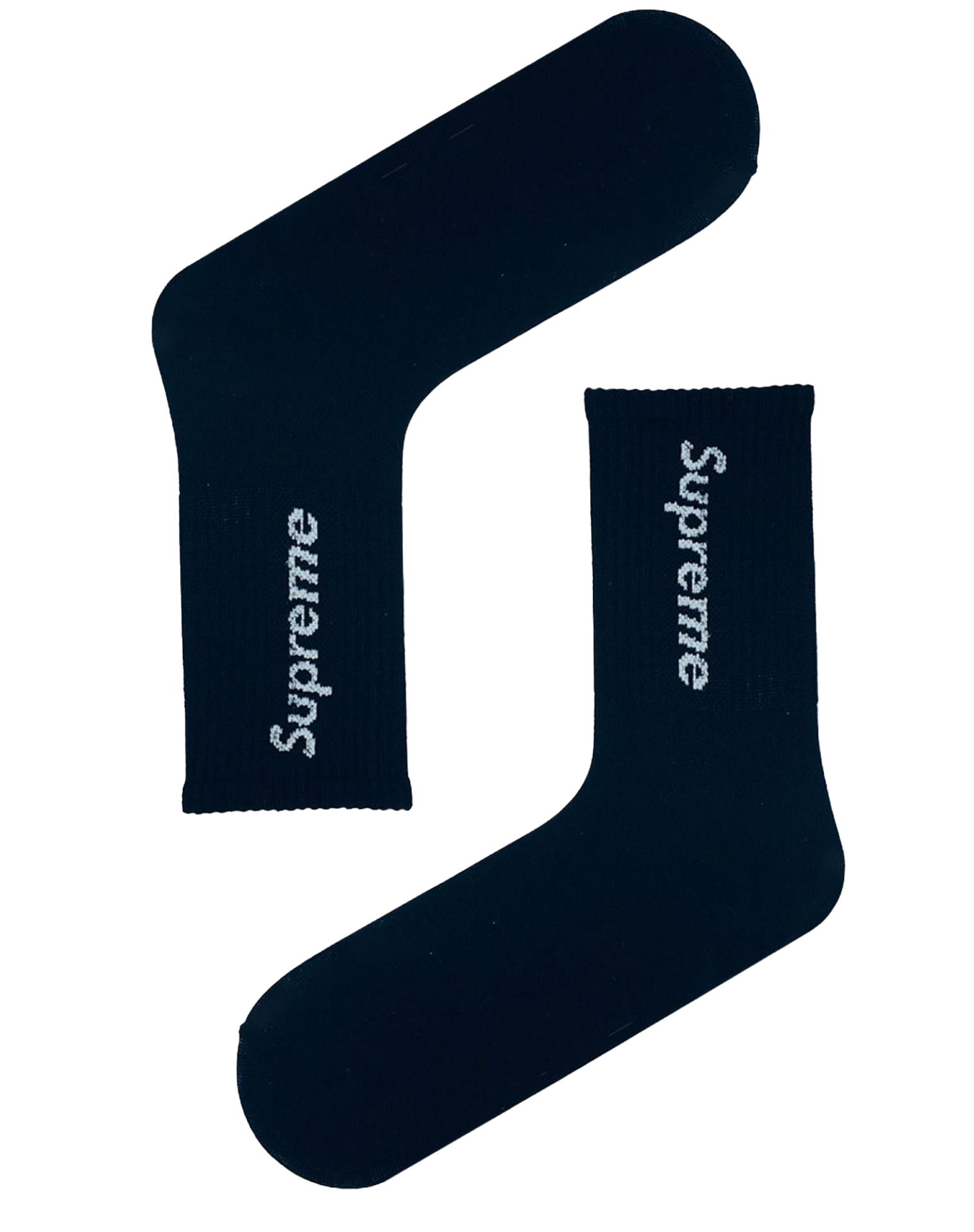 Supreme Siyah Spor Çorap