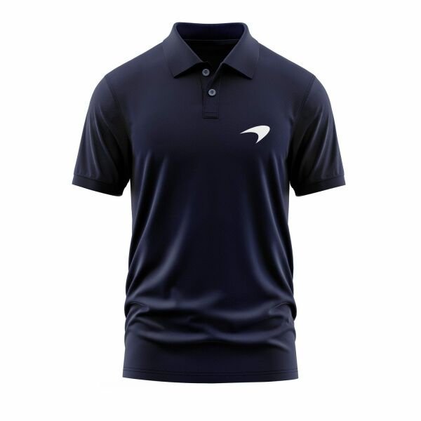 McLaren Racing White Polo Tişört S - İndigo Mavisi