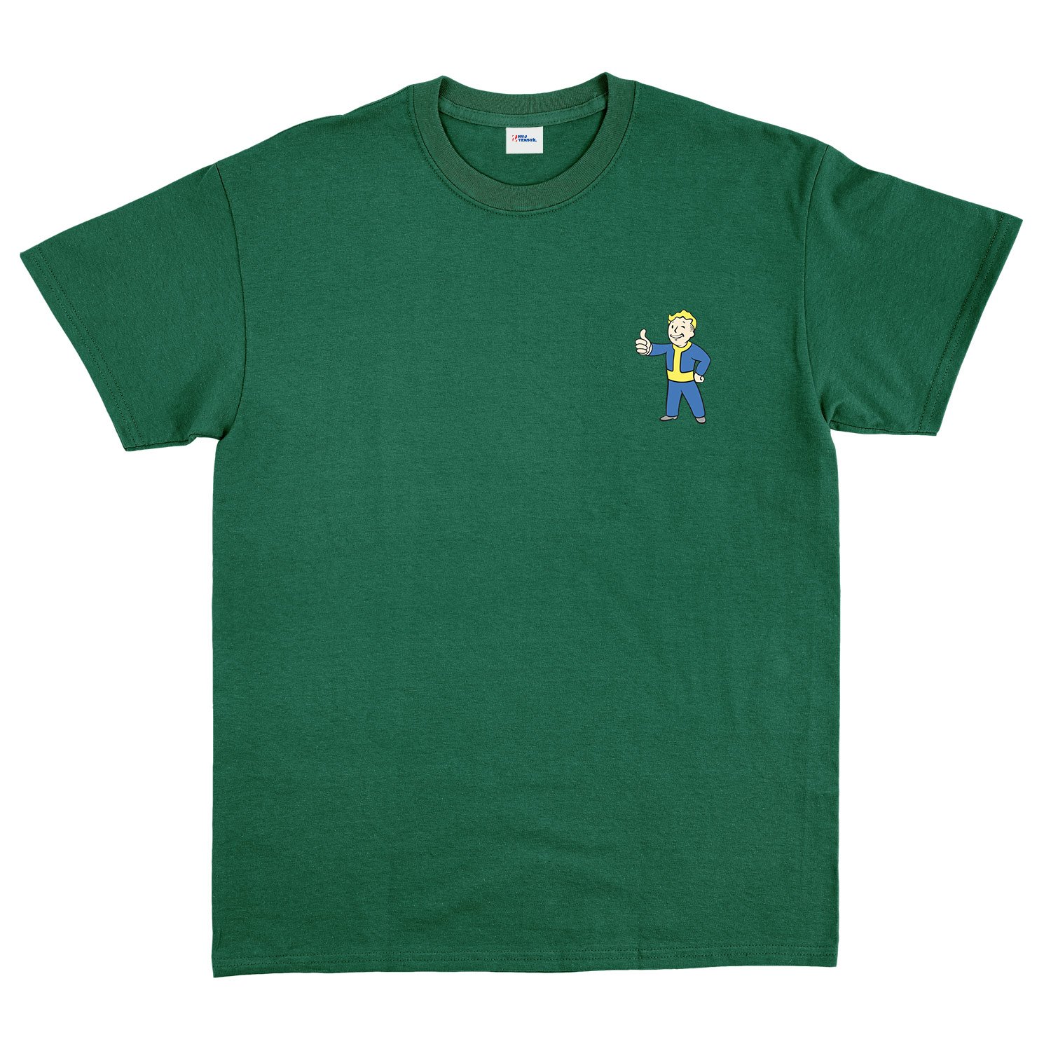 Vault Boy Tişört XXL - Nefti Yeşili