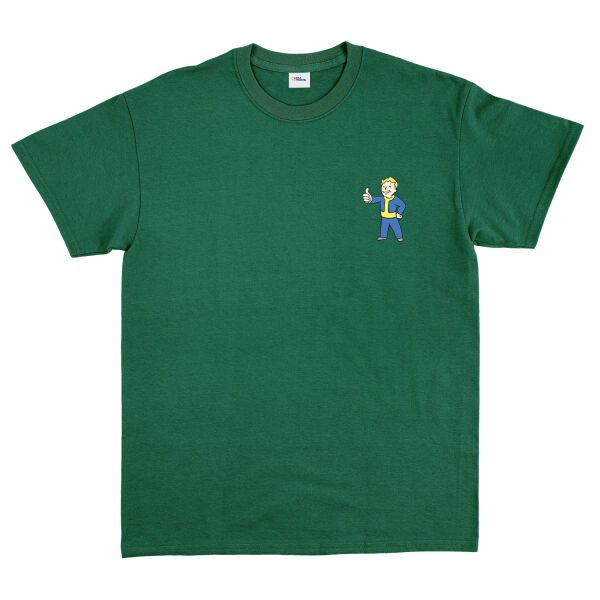 Vault Boy Tişört XXL - Nefti Yeşili
