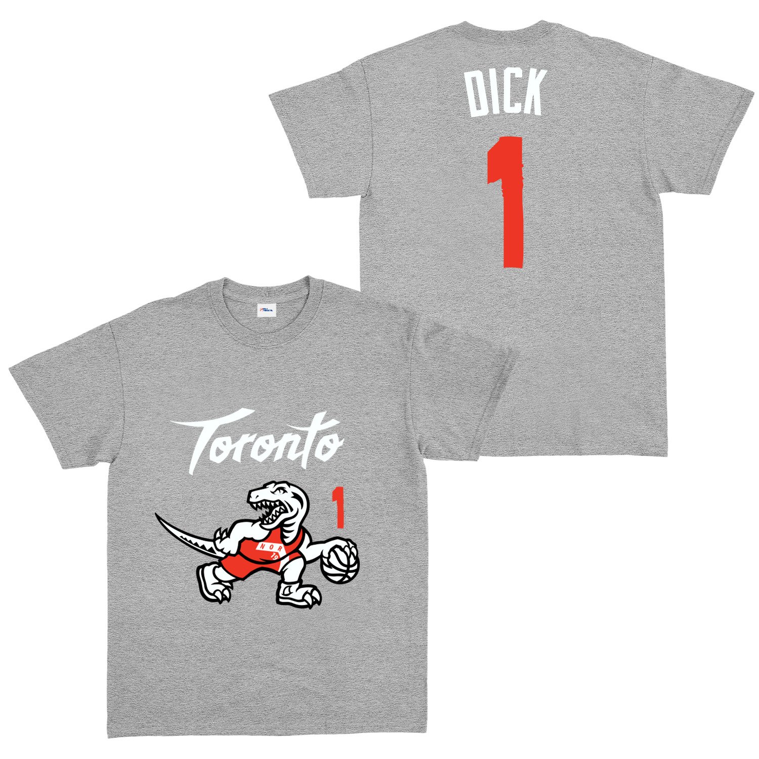 Gradey Dick 1 City Edition Raptors Tişört M - Gri