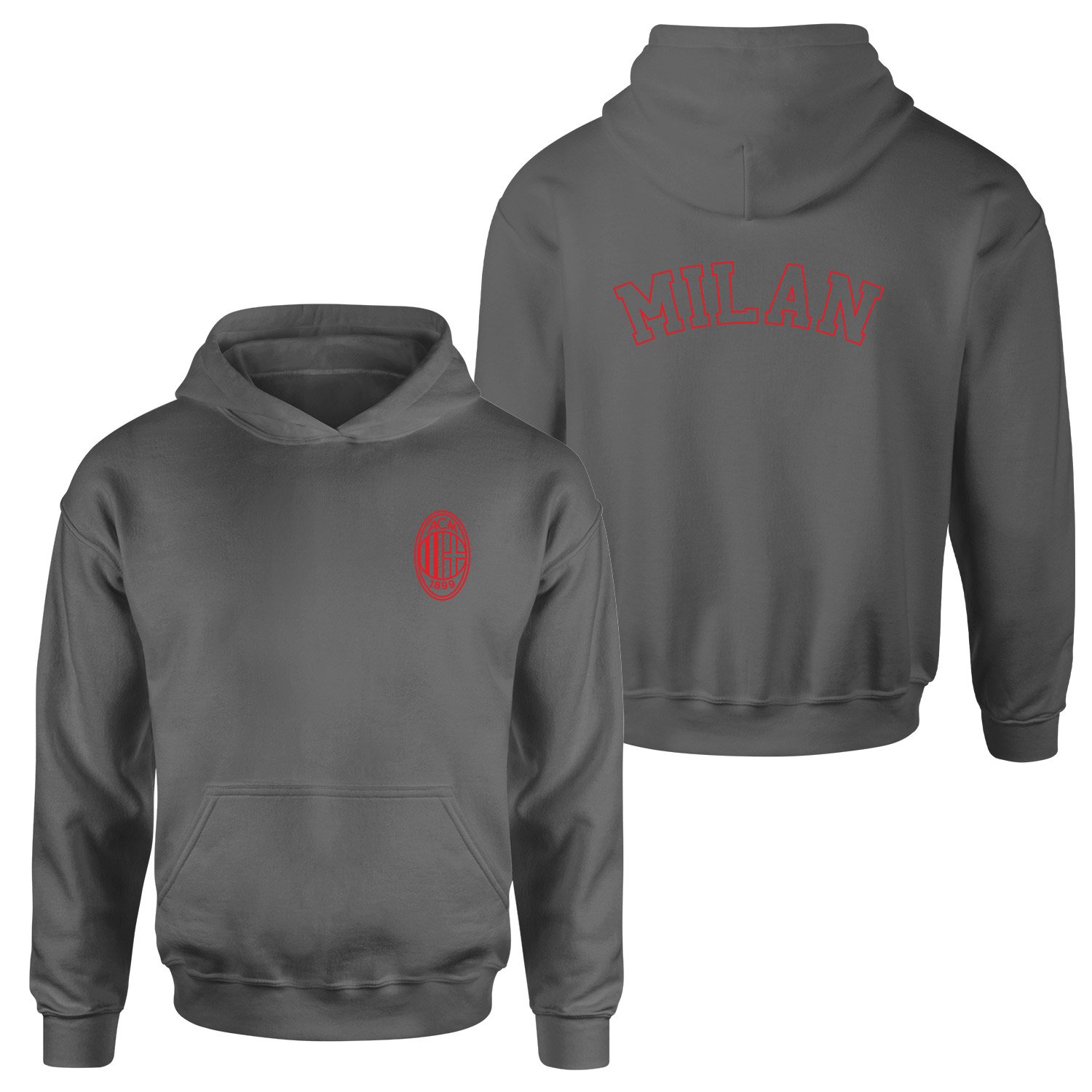 Sempre Milan Hoodie M - Füme