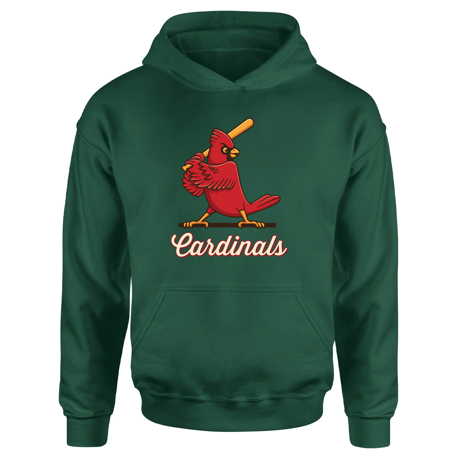 Cardinals Casual Hoodie XL - Nefti Yeşili