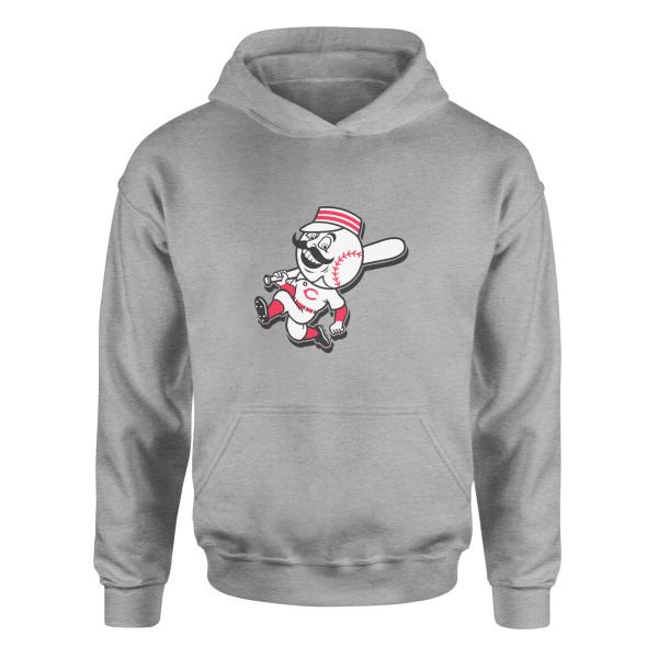 Cincinnati Reds | Mr. Red 60’s Hoodie L - Gri
