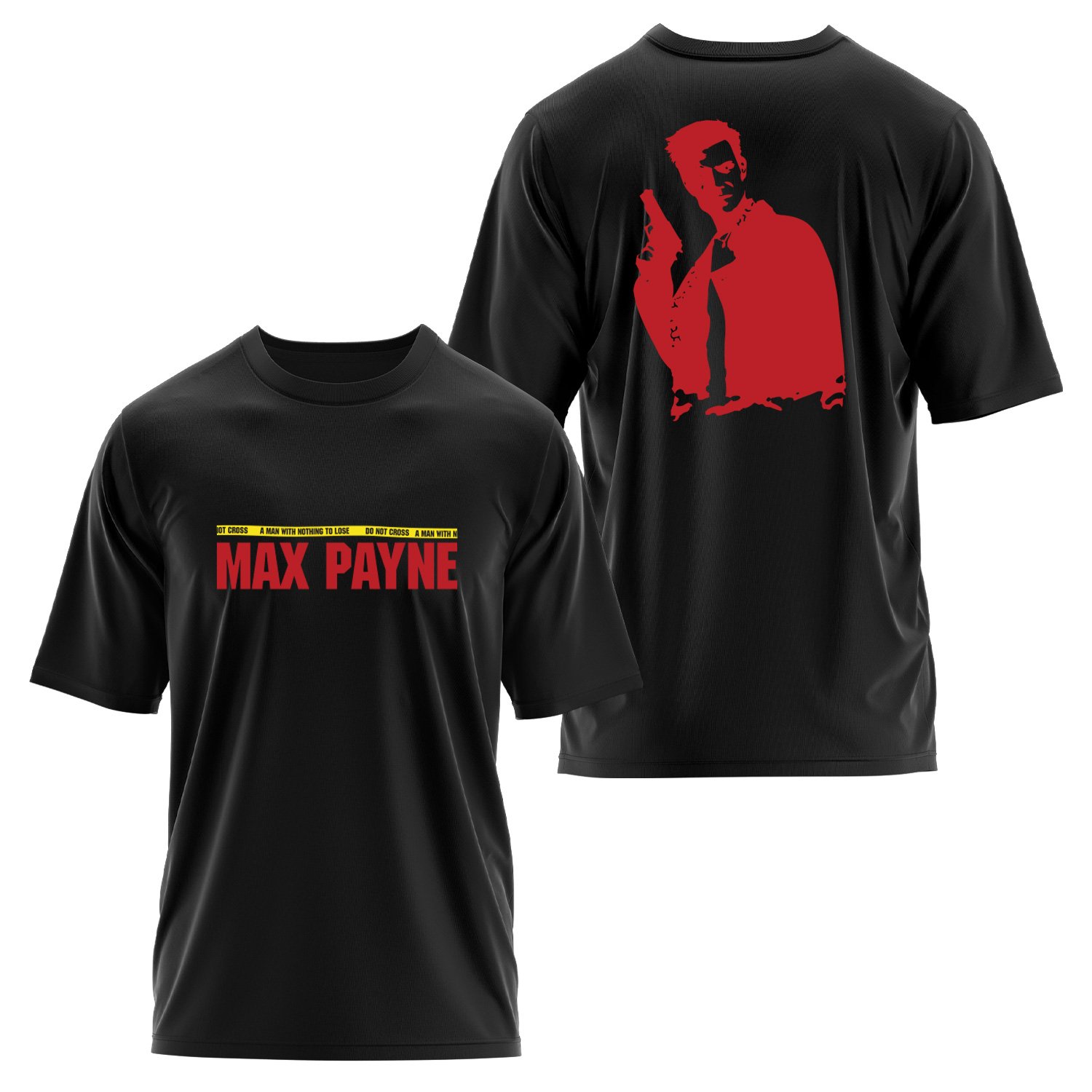 Max Payne Oversize Tişört L - Siyah