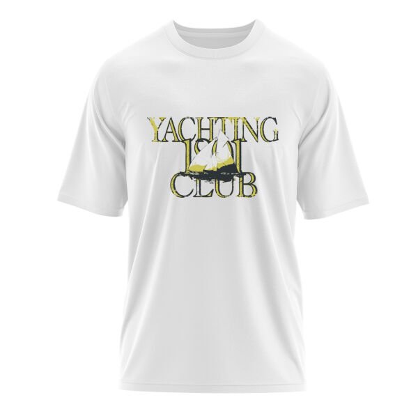 Yachting 1891 Club Oversize Tişört L - Beyaz