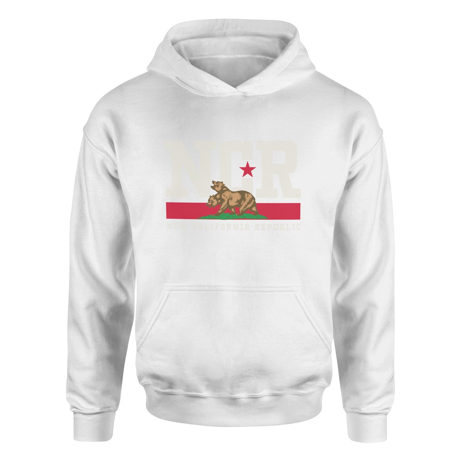 NCR | Fallout Premium Hoodie S - Beyaz